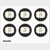 Golden Shears Luxury Stylist Business ラウンドシール (シート)