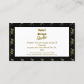 Golden Shears Luxury Stylist Business 割引カード (裏面)