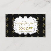 Golden Shears Luxury Stylist Business 割引カード (正面)