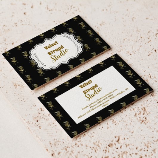 Golden Shears Luxury Stylist Business 名刺