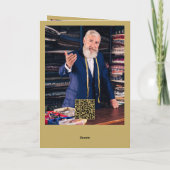 Golden Shine Bright Your Own Logo モダン Business シーズンカード (裏面)