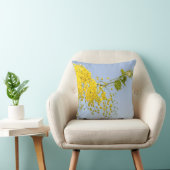 Golden Shower Tree Floral Throw Pillow Cover  クッション (椅子)