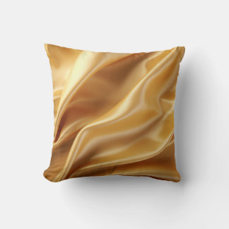 Golden Silk Elegance Pillow クッション