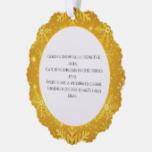 Golden Snow オーナメントカード (左)