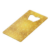 Golden Snow クレジットカード栓抜き (正面アングル)