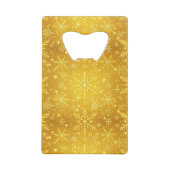 Golden Snow クレジットカード栓抜き (裏面)