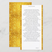 Golden Snow サンキューカード (正面/裏面)