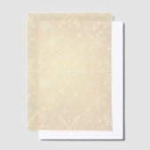 Golden Snow ベラム紙招待状 (オフセット)