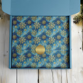 Golden Snowflake Frozen Abstract 薄葉紙