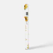 Golden Soul - Collage de Girasoles Estética Vintag iPhoneケース (左側面)
