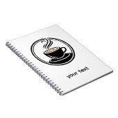 Golden Spiral in Darkness – Minimalist  Design ノートブック (右側)