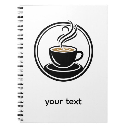 Golden Spiral in Darkness – Minimalist  Design ノートブック (正面)