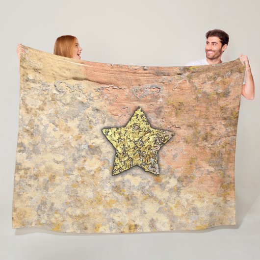 Golden Star in the Rocks FLEECE BLANKET フリースブランケット (インサイチュ)