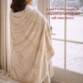 Golden Stone Veins Sherpa Blanket シェルパブランケット