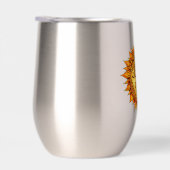 Golden Sun Moon Boho Goddess | Celestial Mandala (右面)