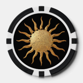 Golden Sun Poker Chip ポーカーチップ