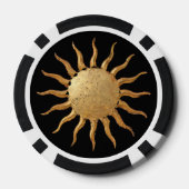 Golden Sun Poker Chip ポーカーチップ (裏面)