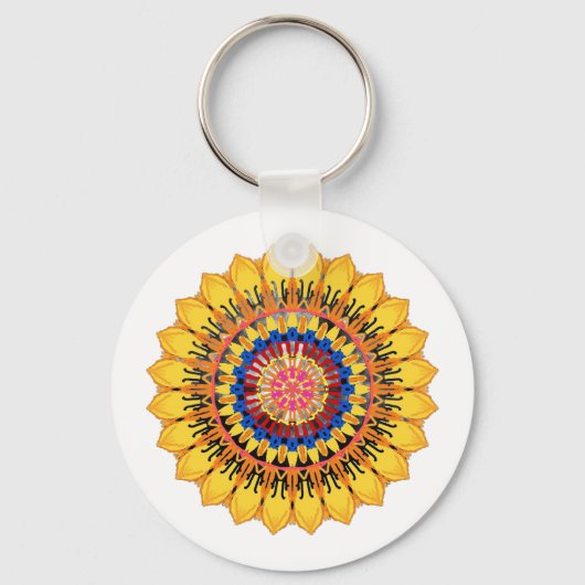 Golden sunburst キーホルダー (裏面)