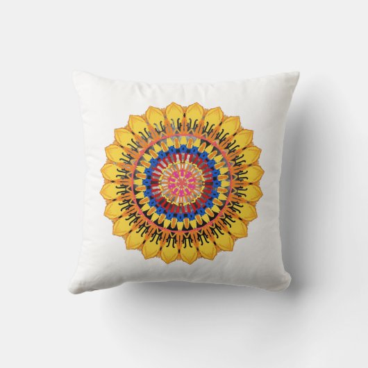 Golden sunburst  クッション (裏面)