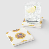 Golden sunburst  ストーンコースター (横)