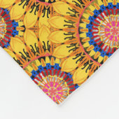 Golden sunburst  フリースブランケット (角)