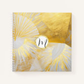 Golden Sunbursts in Silver Dawn ノートブック (正面)