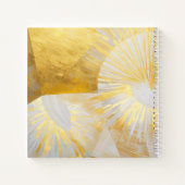 Golden Sunbursts in Silver Dawn ノートブック (裏面)