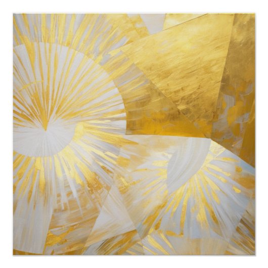 Golden Sunbursts in Silver Dawn ポスター (正面)