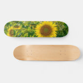 Golden Sunflower Field スケートボード (横)