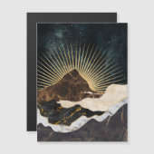 Golden Sunrise Over Marble Mountains & Starry Sky (正面/裏面)