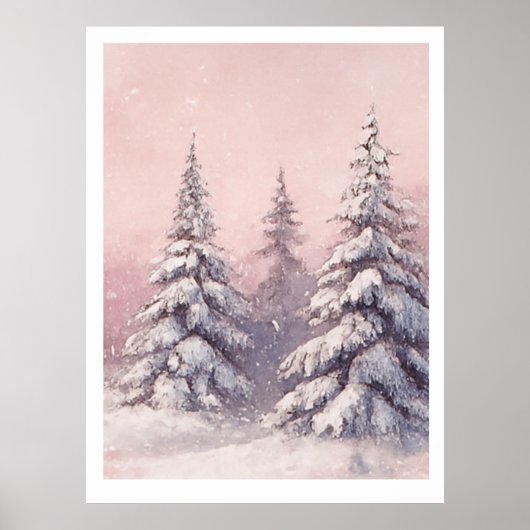 Golden Sunrise Tree Poster ポスター (正面)