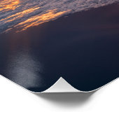 Golden Sunset Clouds ポスター (コーナー)