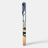 Golden Sunset Silhouette: Bird on Tree Branches Case-Mate iPhoneケース (裏面 / 左)