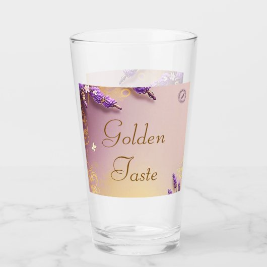 Golden Taste Glass Schmidt Stationery タンブラーグラス (正面)