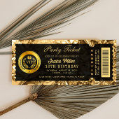 golden ticket invitations 招待状