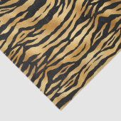 Golden Tiger Stripes | Bold Wild Animal Pattern 薄葉紙 (詳細)