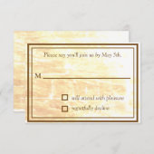 Golden Traditions RSVPカード (正面/裏面)