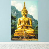 Golden Tranquility キャンバスプリント (インサイチュ (ウッドフロア))