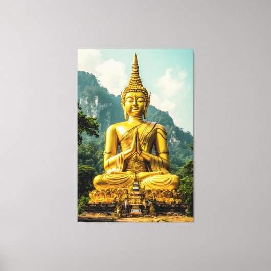 Golden Tranquility キャンバスプリント (正面)