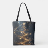 Golden Tree Glam Holiday Tote Bag トートバッグ (裏面)