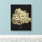 Golden Tree Nature Original art キャンバスプリント (インサイチュ (ウッドフロア))