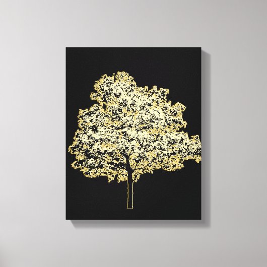 Golden Tree Nature Original art キャンバスプリント (正面)