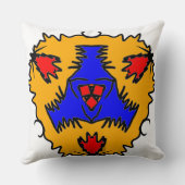 Golden Tribal Mandala クッション (裏面)