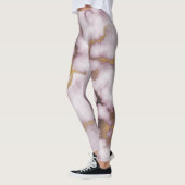 Golden Vein Marble  Blush Aura  Leggings  レギンス (左)