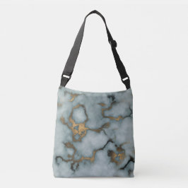 Golden Vein Marble Ocean Mist Crossbody Bags クロスボディバッグ