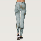 Golden Vein Marble  Ocean Mist Leggings レギンス (裏面)