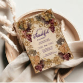 Golden Vineyard Thanksgiving Celebration 招待状