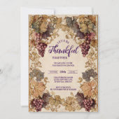 Golden Vineyard Thanksgiving Celebration 招待状 (正面)