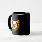 Golden Vision Eagle | Premium Graphic マグカップ (正面左)