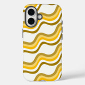 Golden Waves Pattern Case-Mate iPhoneケース (裏面)